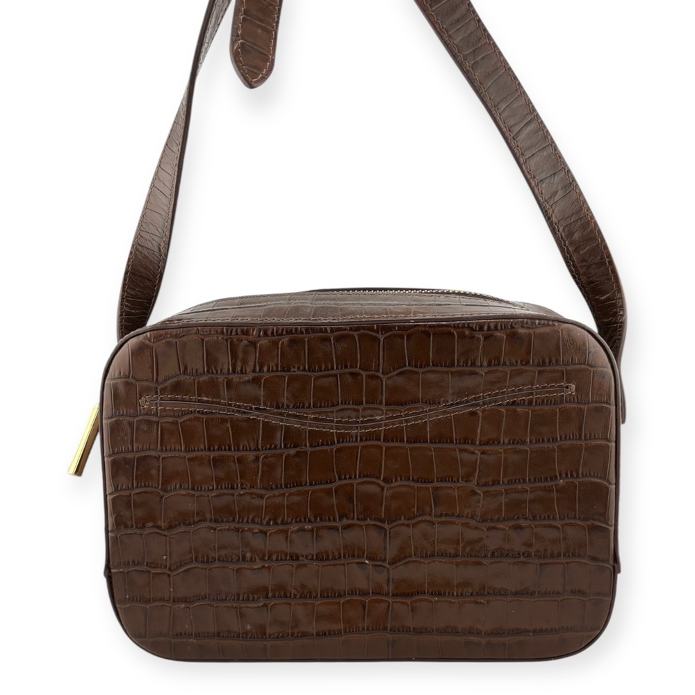 Cuyana Embossed Leather Crossbody Bag - Picture 1 of 6